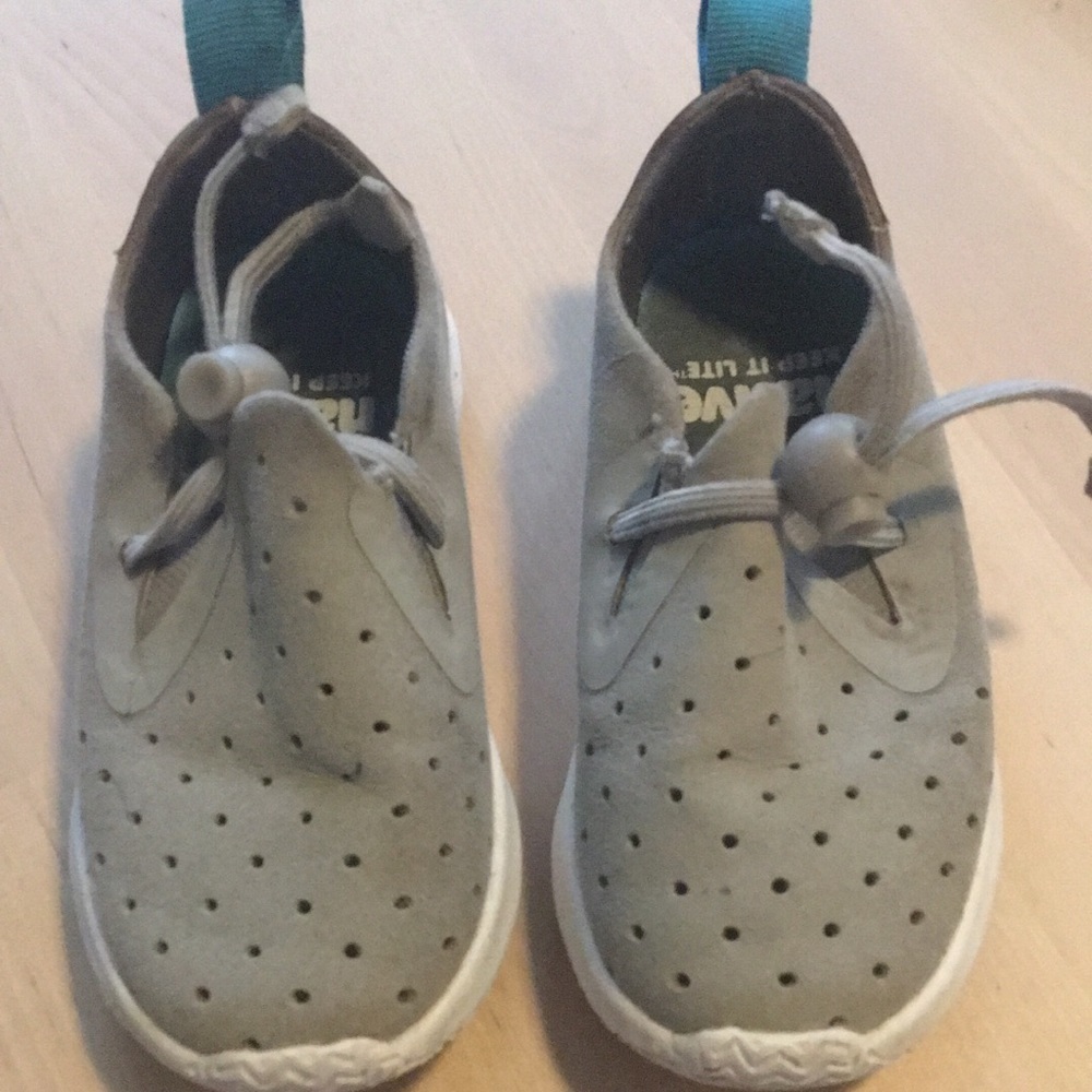 Native AP Moc Perforated Sneakers Shoes Grey